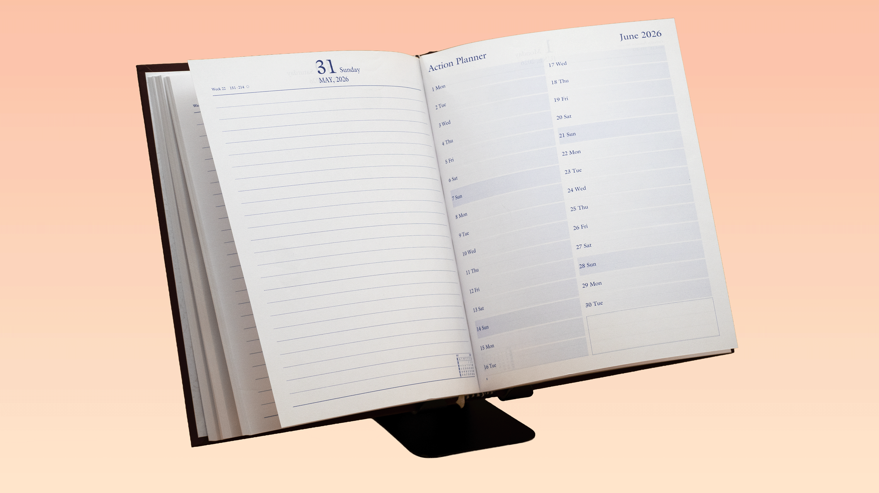 eagle Embassy Diary Blue 2026